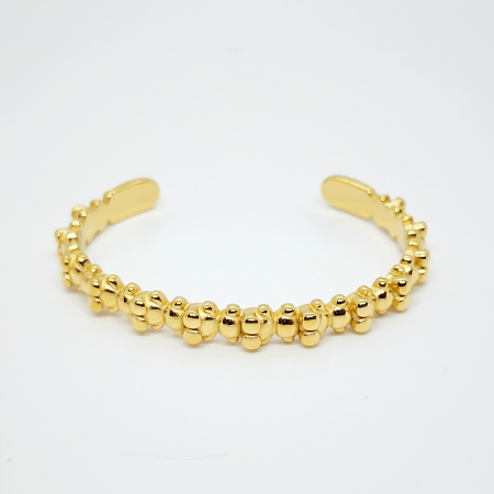 PULSERA BRAZALETE OSO DORADO