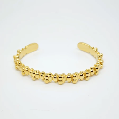 PULSERA BRAZALETE OSO DORADO