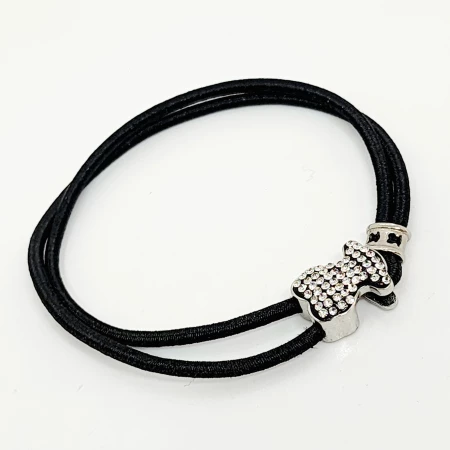PULSERA ELÁSTICA OSITO  C/ BRILLOS