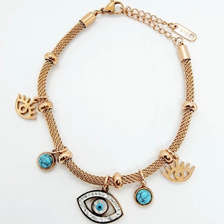 PULSERA	OJO CON BRILLO
