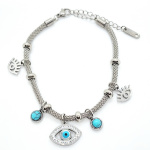PULSERA	OJO CON BRILLO