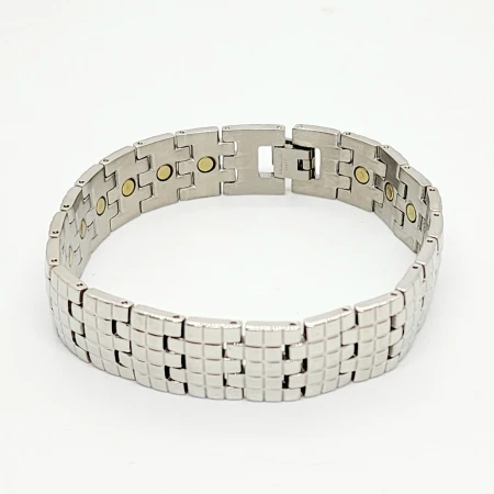 PULSERA ESLABONES RELOJ CUADRICULA
