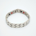 PULSERA ESLABONES RELOJ ROMBOS
