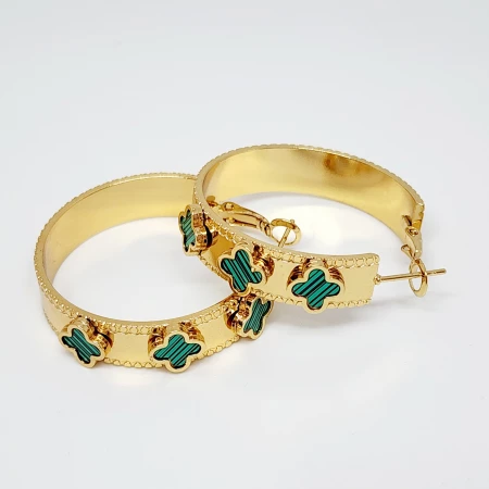 ARETES ARRACADAS TREBOL