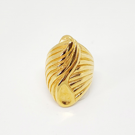 ANILLO RELIEVES DORADO