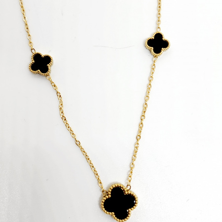 COLLAR TREBOL OBSCURO
