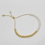 PULSERA PERLAS Y BOLITAS