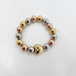 PULSERA ELÁSTICA BOLAS CORAZÓN FLORENTINO