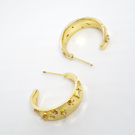 ARETES ARRACADAS MINI DETALLE PIEDRAS