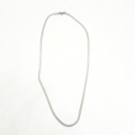 COLLAR CADENA PANZA DE VIBORA DELGADA PLANA