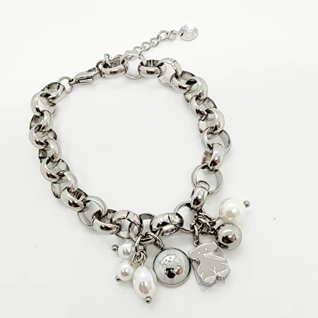PULSERA OSITO ESLABÓN  REDONDO