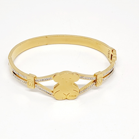 PULSERA BRAZALETE OSITO CON ZIRCONIA