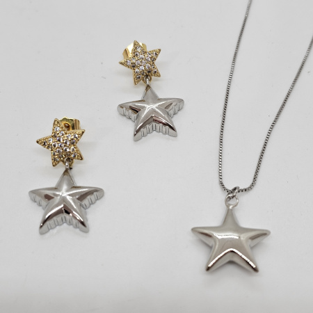 COORDINADO ESTRELLAS CON ZIRCONIA