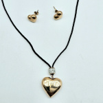 COORDINADO CORAZÓN/CILINDRO BRILLOS CORDÓN