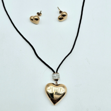 COORDINADO CORAZÓN/CILINDRO BRILLOS CORDÓN