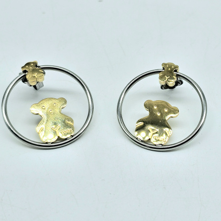 ARETES ARRACADAS OSITO