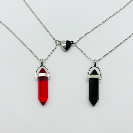 COLLAR DIJE CUARZO DÚO